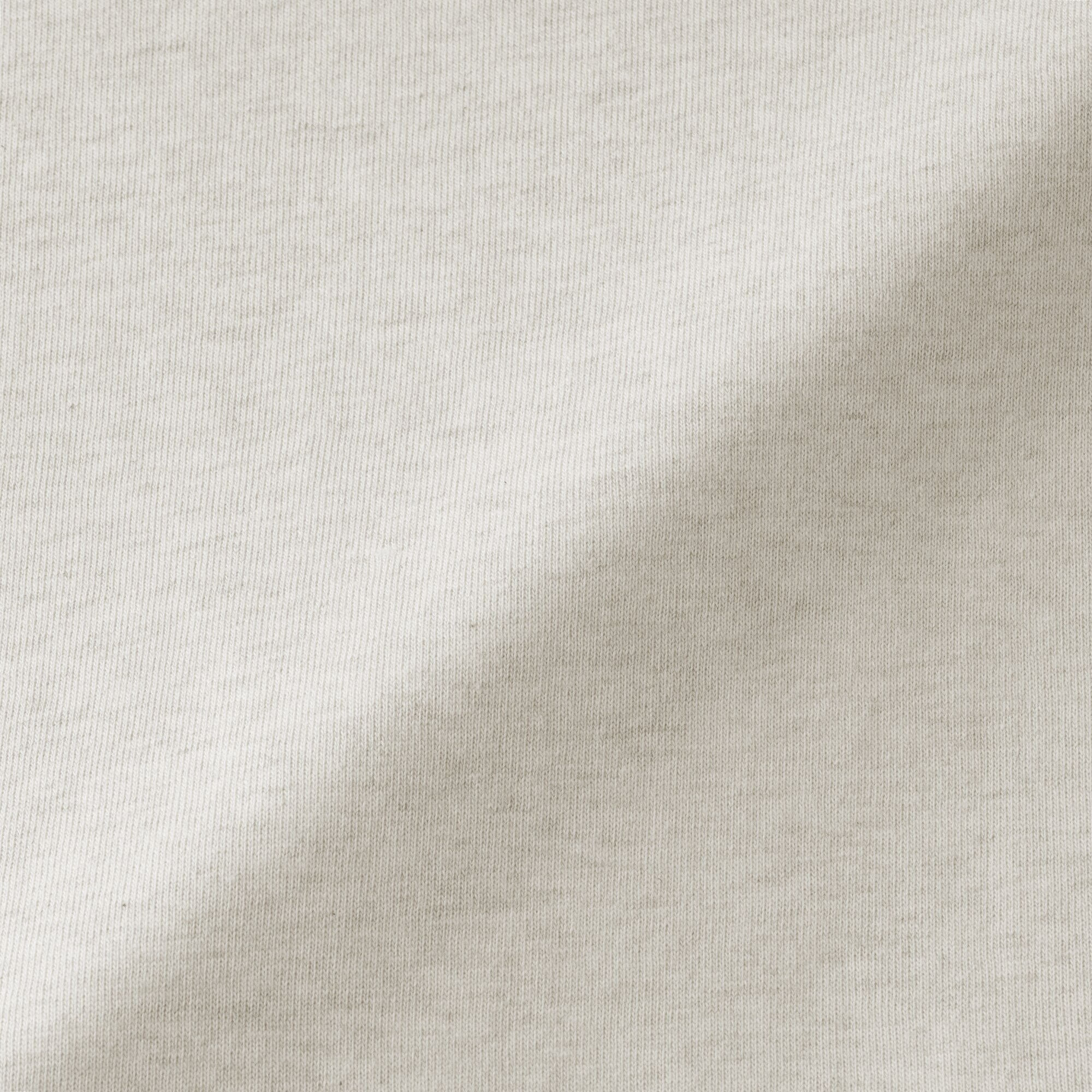 紳士　昔ながらの製法で編み立てた天竺クルーネック長袖Ｔシャツ