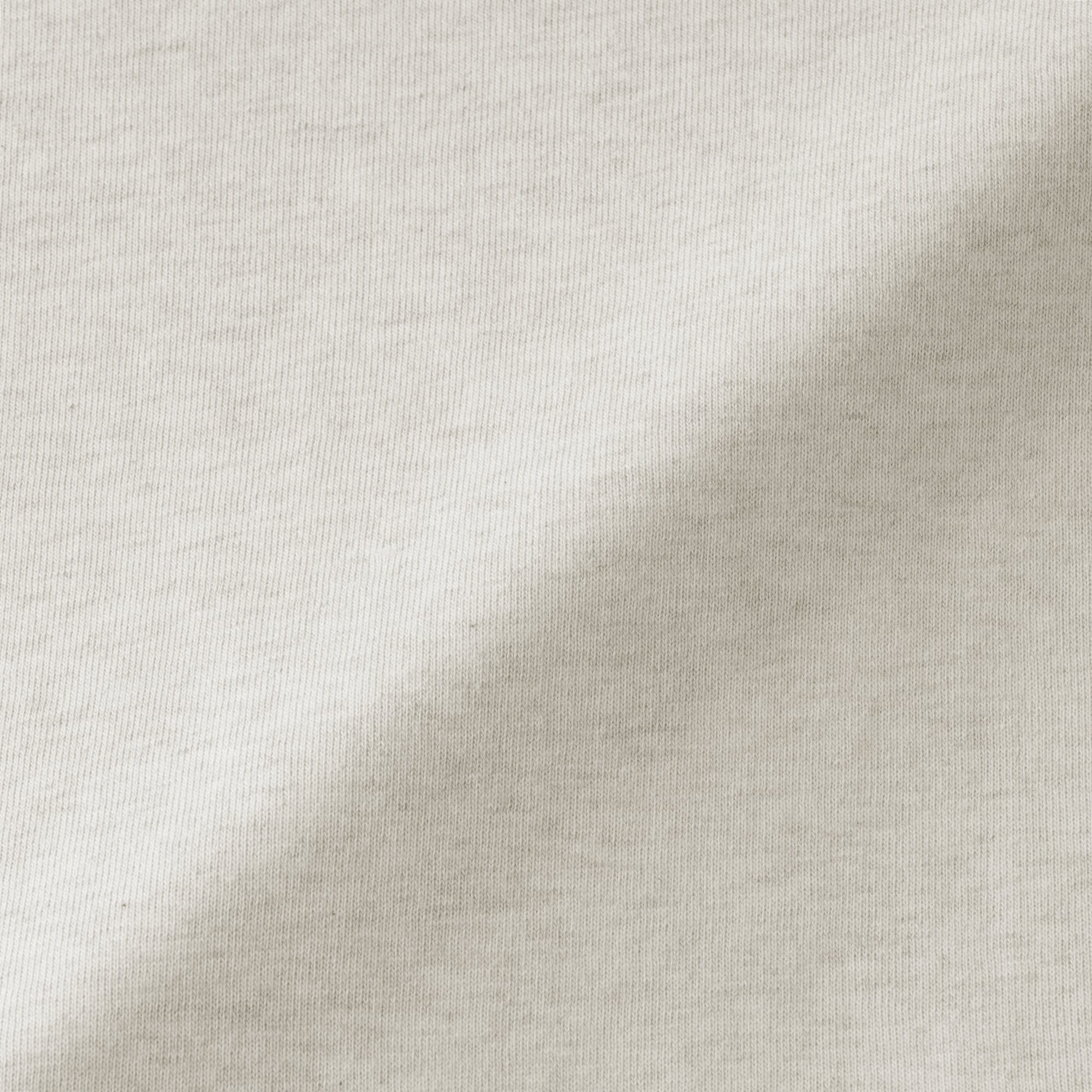 紳士　昔ながらの製法で編み立てた天竺クルーネック長袖Ｔシャツ