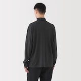 紳士　昔ながらの製法で編み立てた天竺ハイネック長袖Ｔシャツ