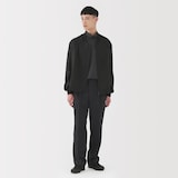 紳士　昔ながらの製法で編み立てた天竺ハイネック長袖Ｔシャツ