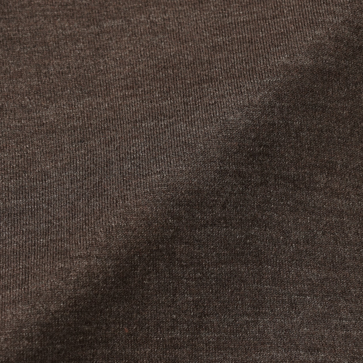 紳士　昔ながらの製法で編み立てた天竺ハイネック長袖Ｔシャツ