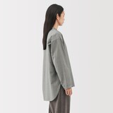 婦人　起毛ツイルリラックスフィットシャツ