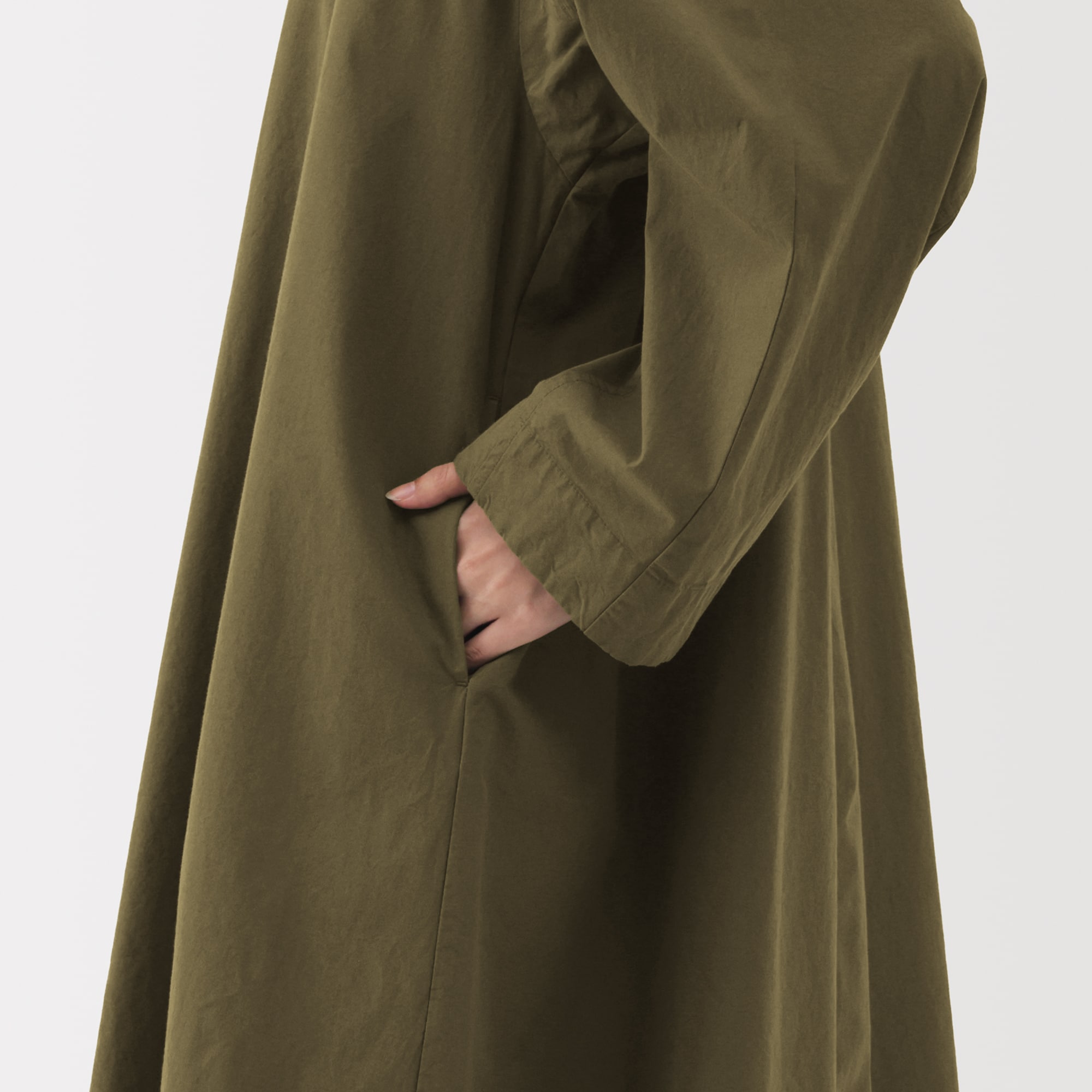 婦人 コットンウールリラックスフィットシャツワンピース | 無印良品