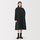 婦人　コットンウールリラックスフィットシャツワンピース