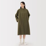 婦人　コットンウールリラックスフィットシャツワンピース