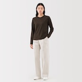 婦人　コットンヤク天竺長袖Ｔシャツ