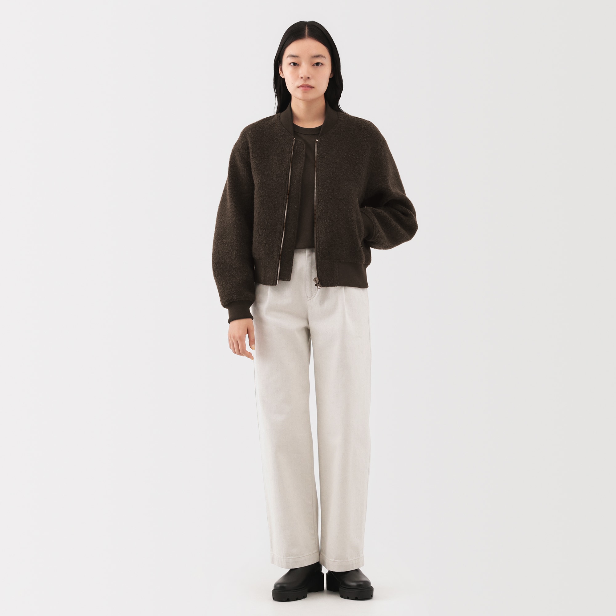 婦人　コットンヤク天竺長袖Ｔシャツ