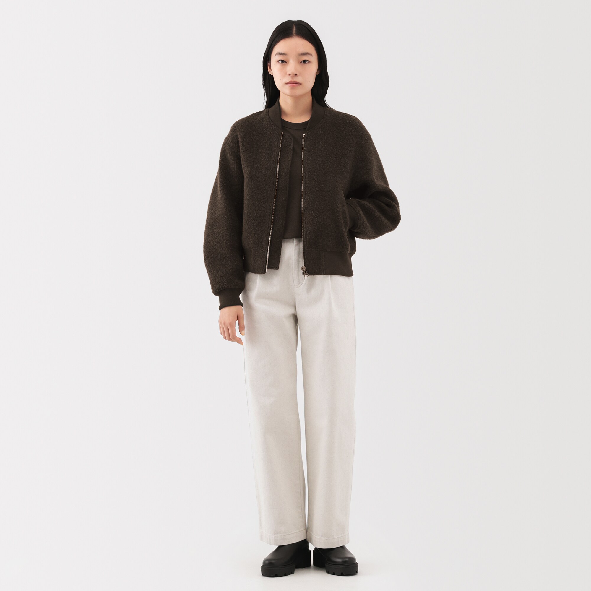 婦人　コットンヤク天竺長袖Ｔシャツ