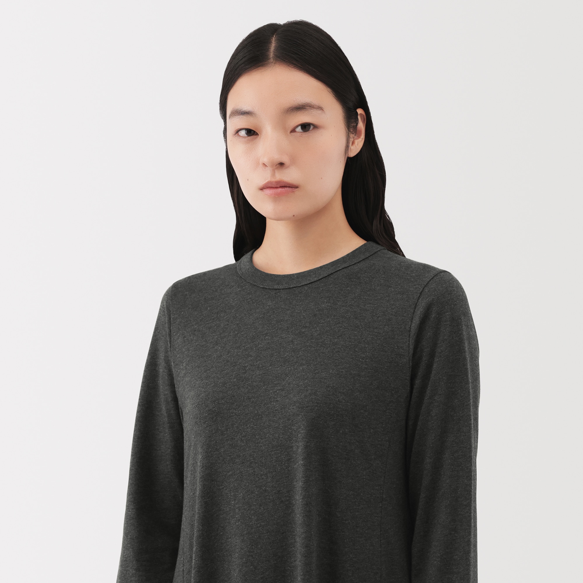 【美品】PLAIN PEOPLE コットンヤクワンピース PLAIN PEOPLE(プレインピープル)｜ヤクコットンフーディワンピース