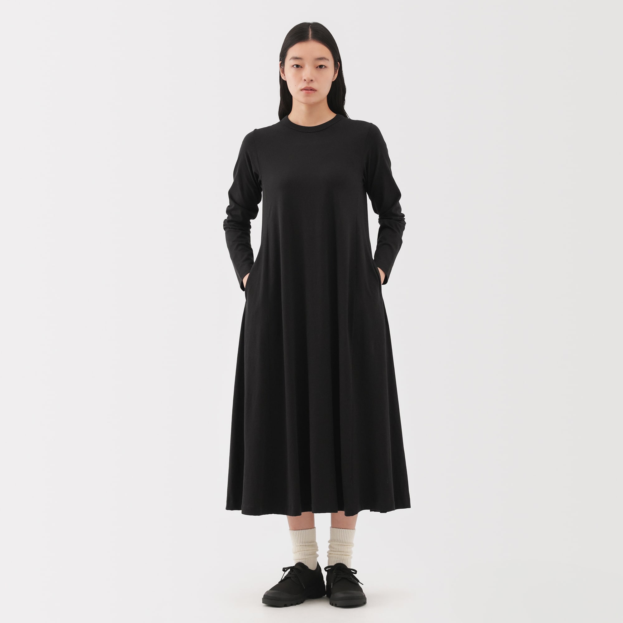 婦人 コットンヤク天竺ワンピース | 無印良品