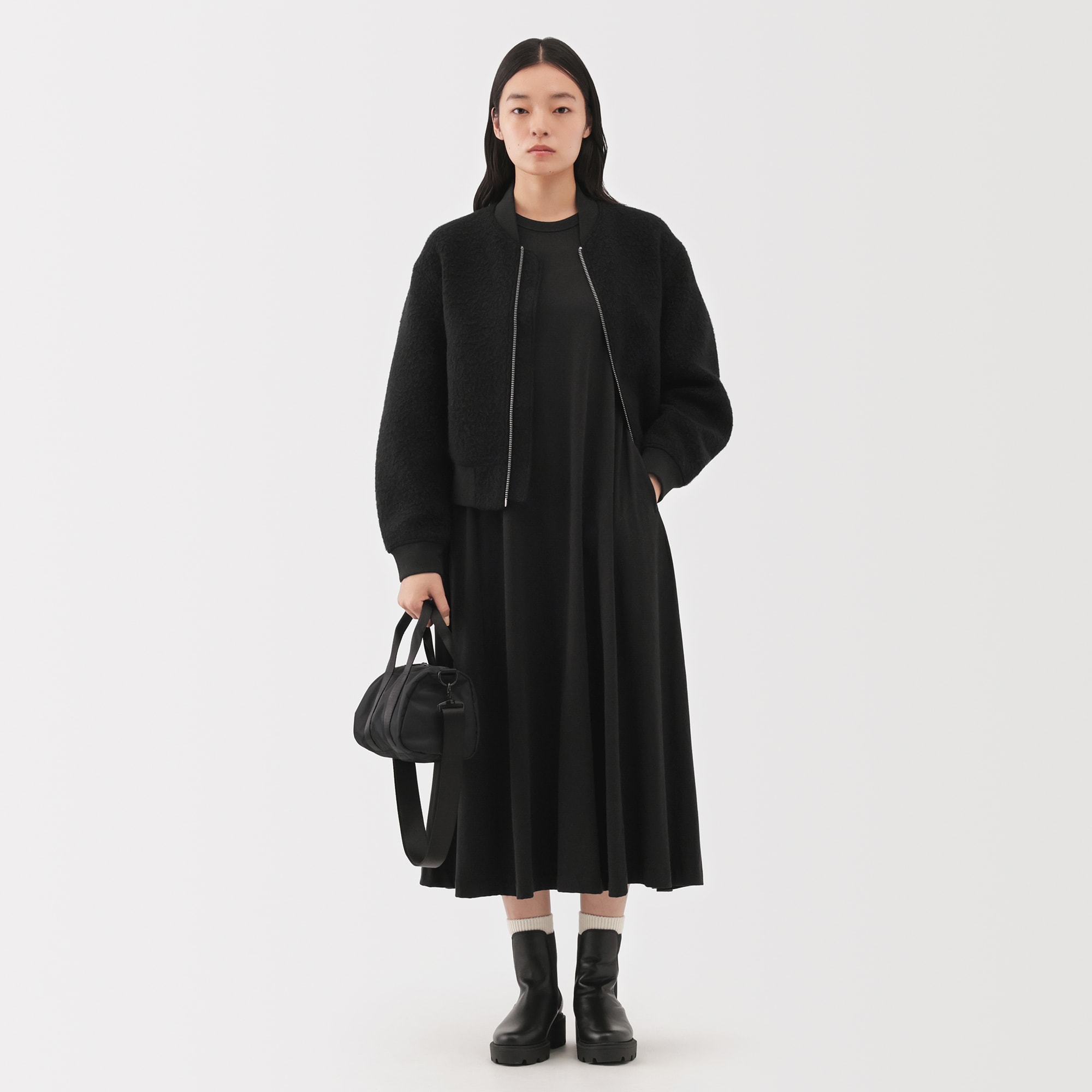 婦人　コットンヤク天竺ワンピース