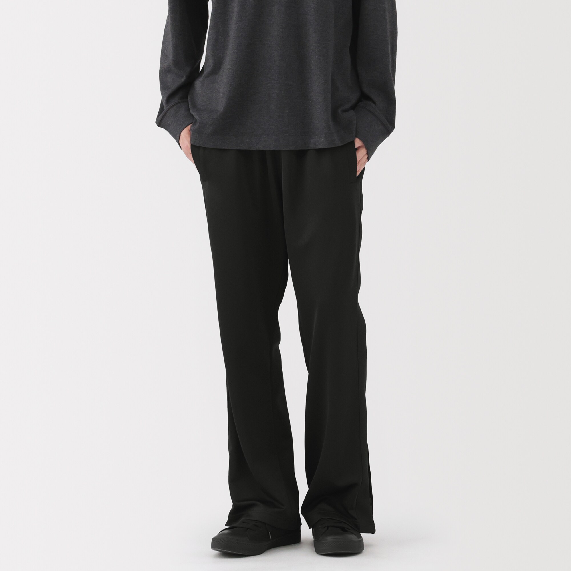 紳士　ユニフォーム素材で作ったトラックパンツ