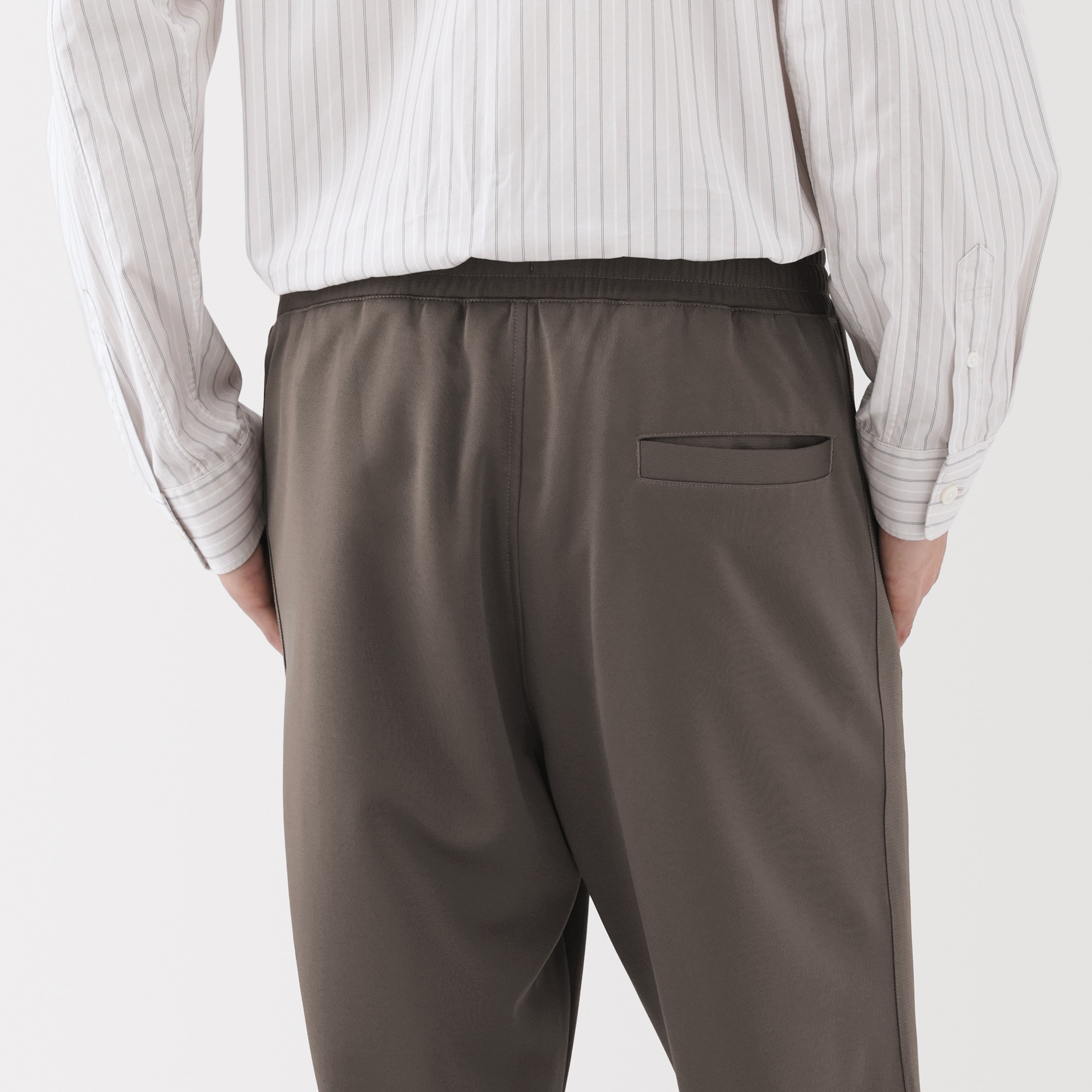 紳士　ユニフォーム素材で作ったトラックパンツ