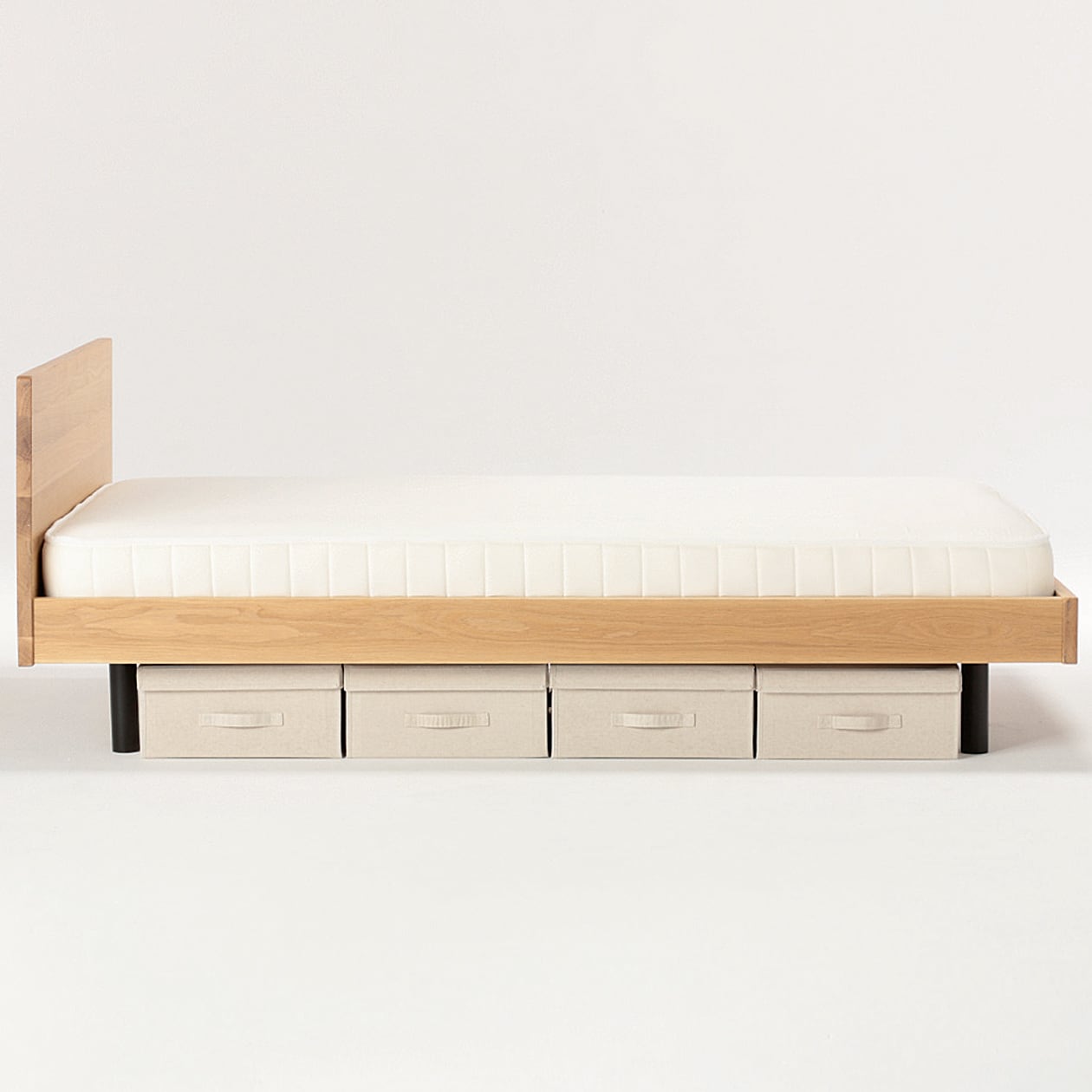 無垢材ベッド・オーク材・シングル