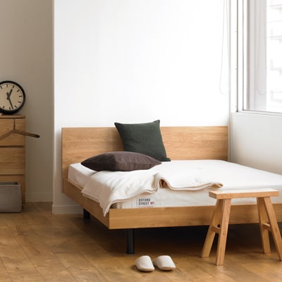 無垢材ベッド・オーク材・シングル