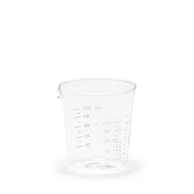 耐熱ガラス　メジャーカップ　大さじ／小さじ計量メモリ付き　１００ｍＬ