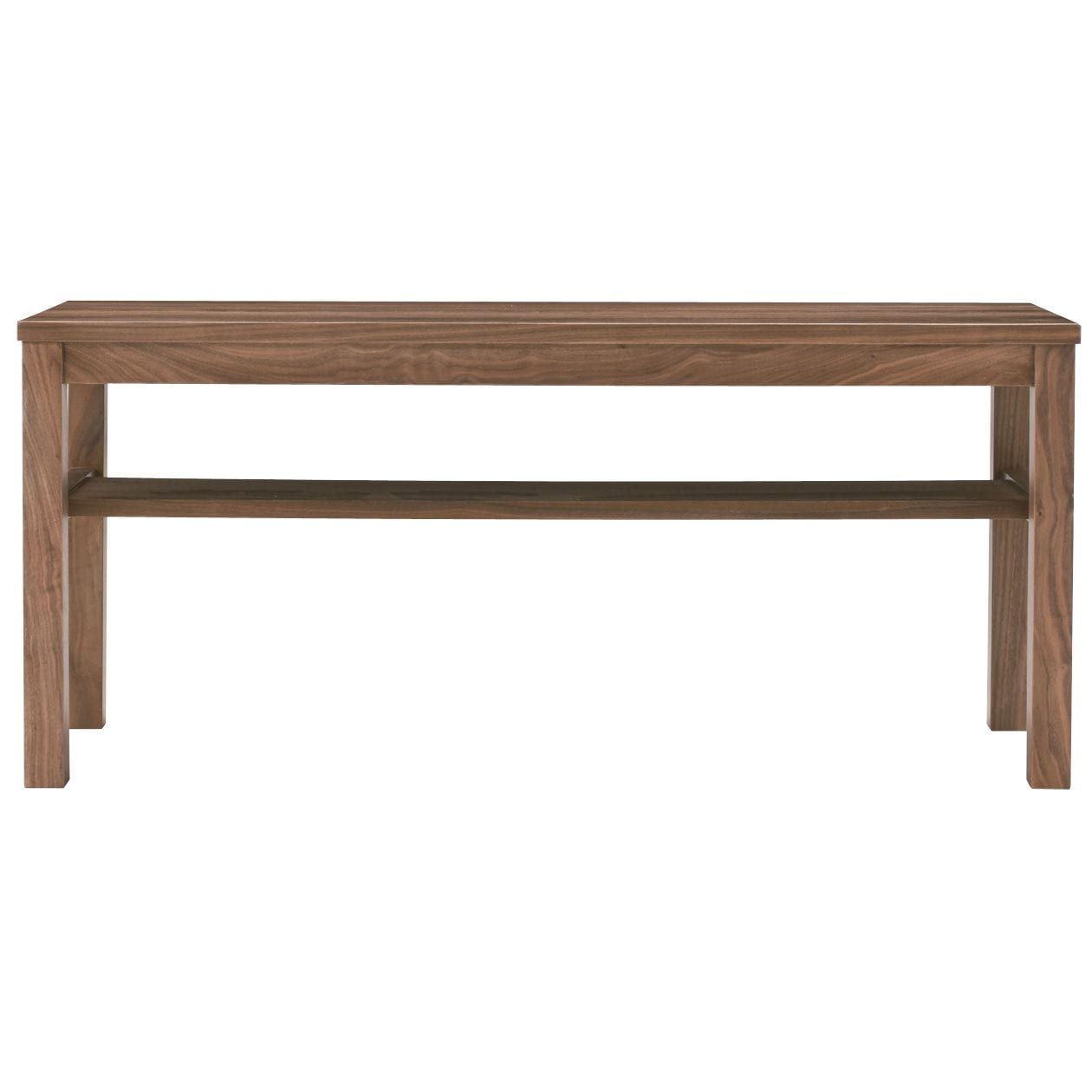 無垢材ベンチ 板座 ウォールナット材 幅１００ 奥行３７ 高さ４４ｃｍ 木製テーブルシリーズ 通販 無印良品