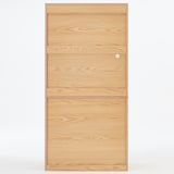 オーク材カップボード・オープンタイプ・ワゴン付