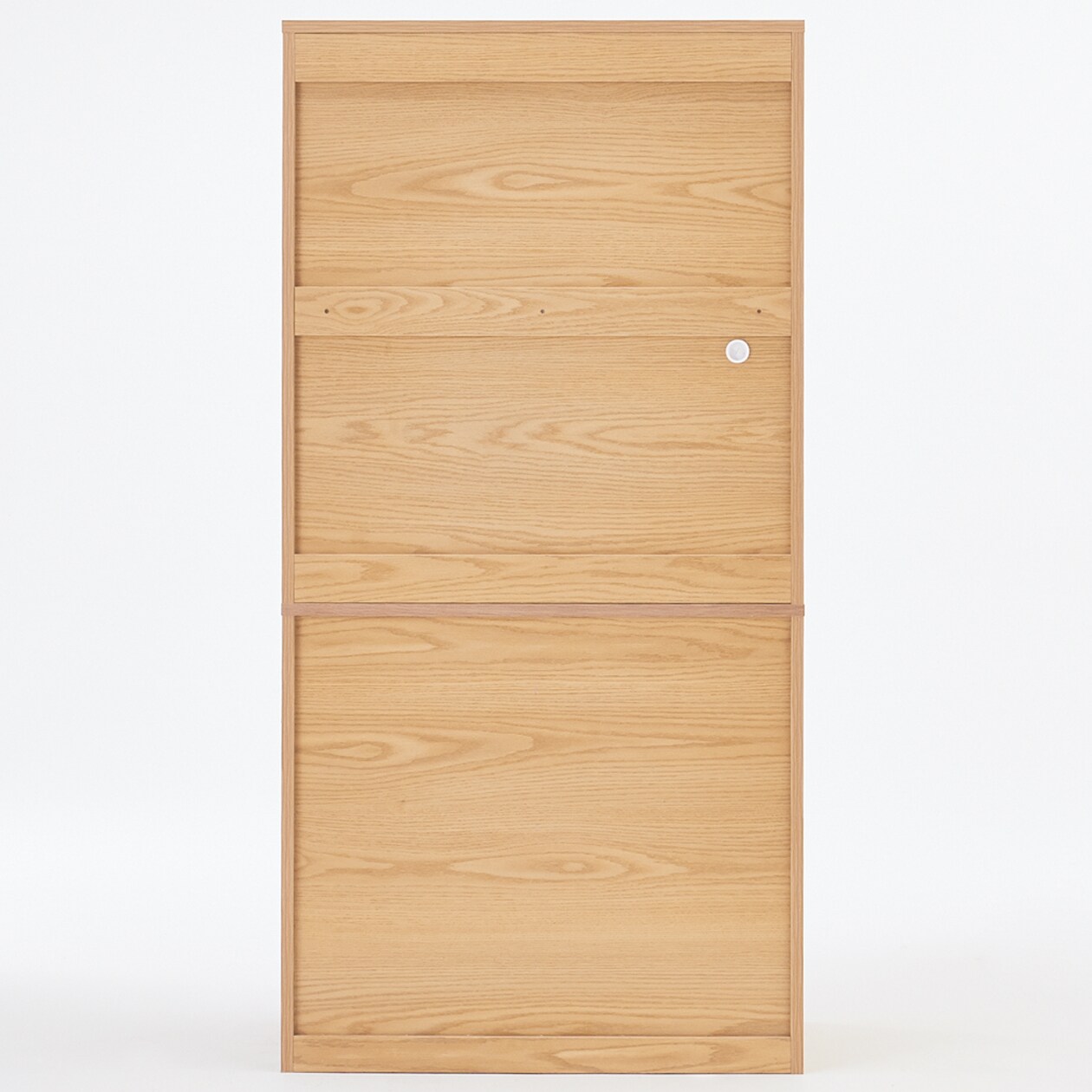 オーク材カップボード・オープンタイプ・ワゴン付