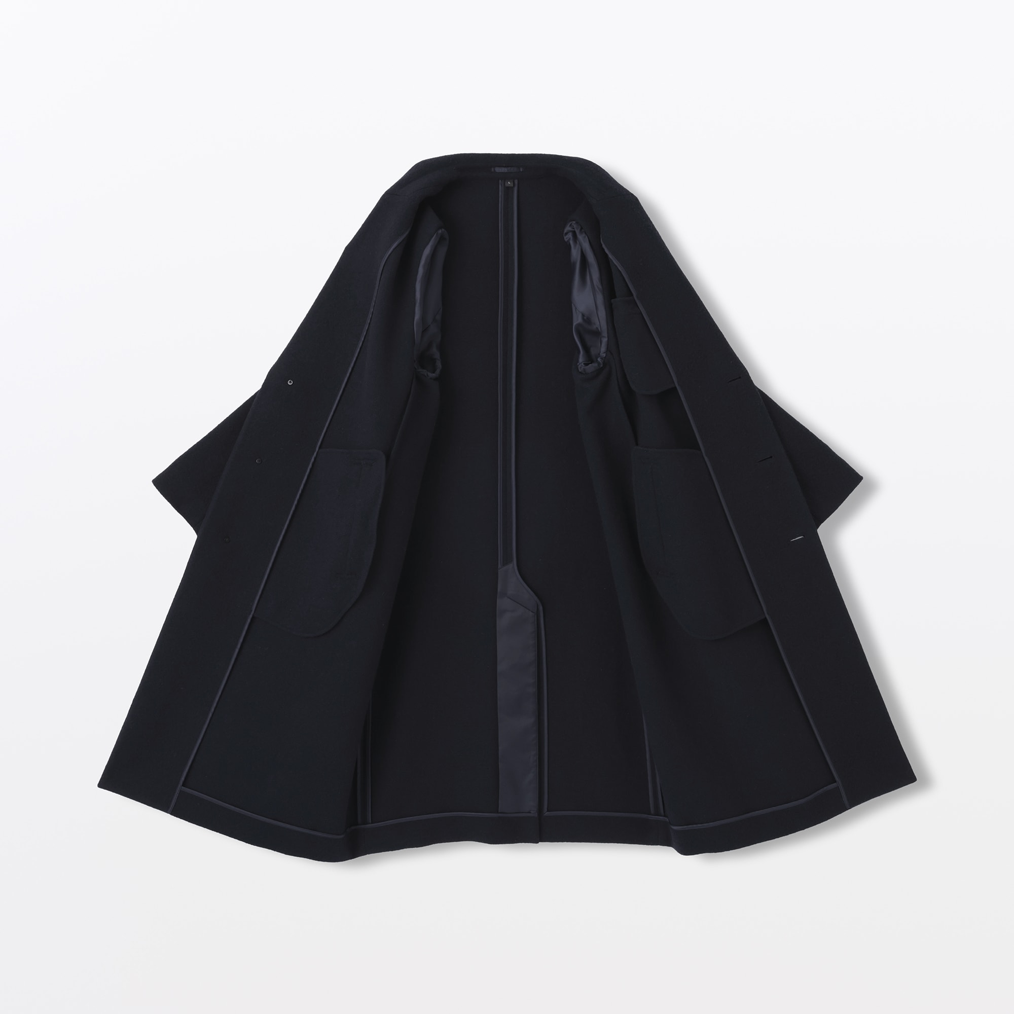 紳士　ウール混チェスターコート（再生）