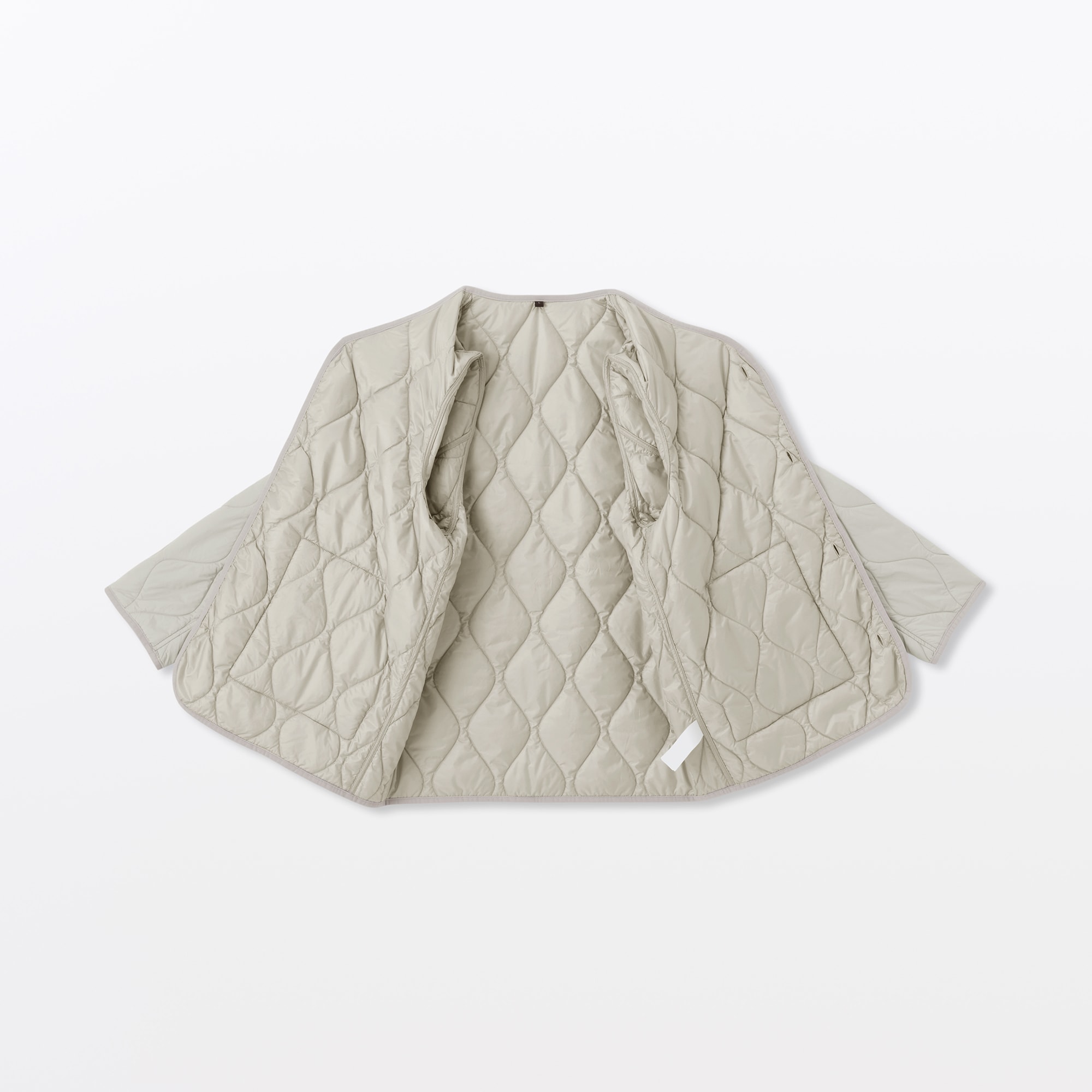 紳士　ふんわり中わた　撥水キルトジャケット