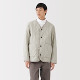 紳士　ふんわり中わた　撥水キルトジャケット