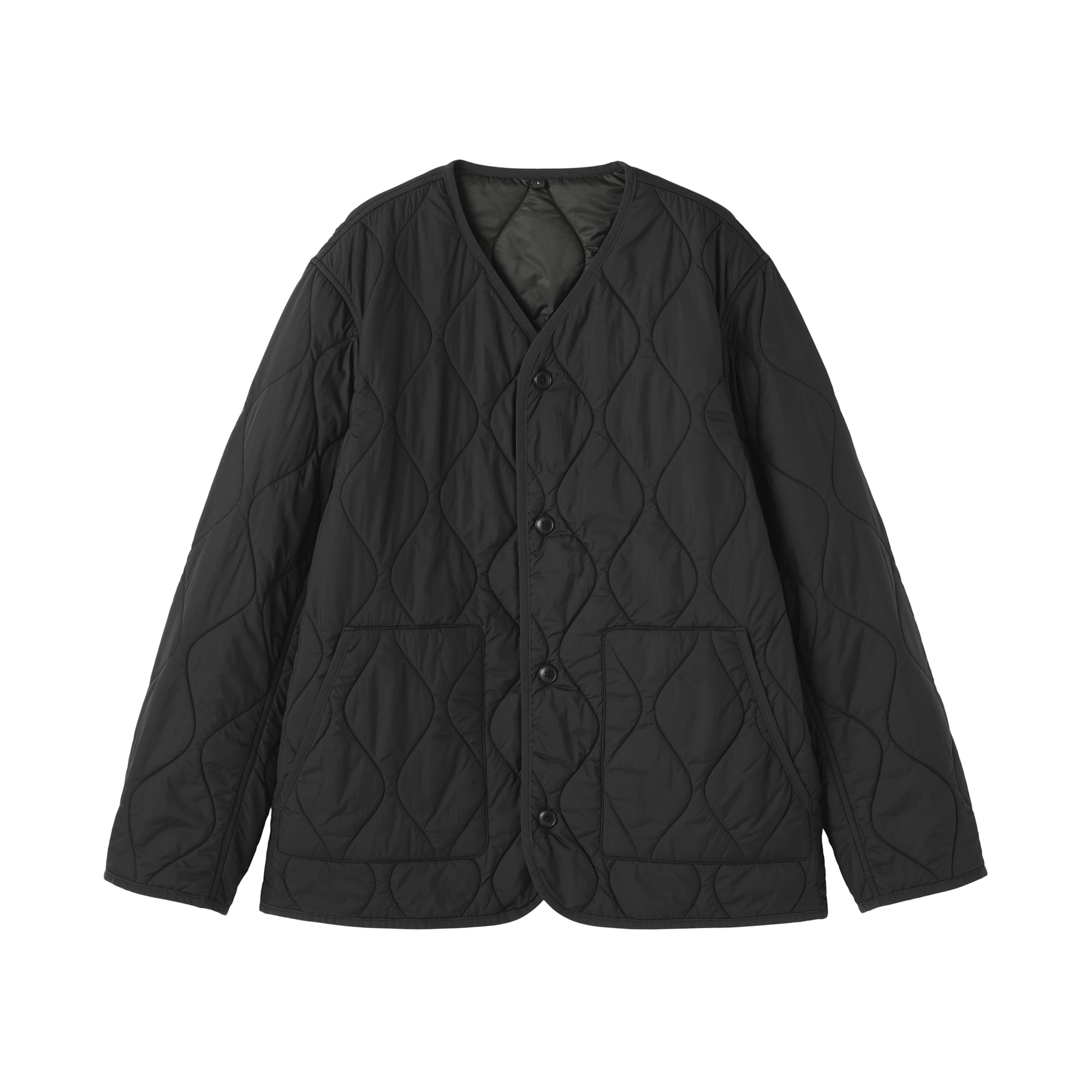 紳士　ふんわり中わた　撥水キルトジャケット