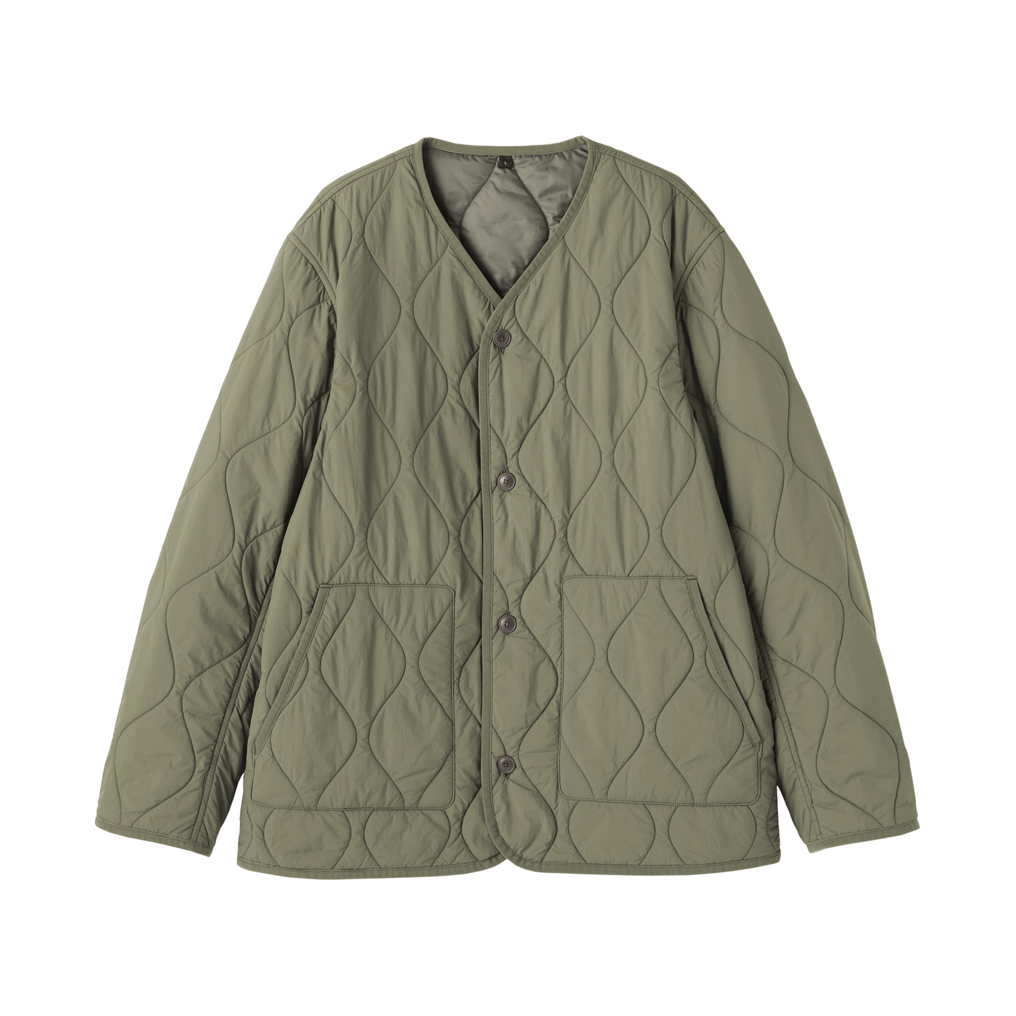 紳士　ふんわり中わた　撥水キルトジャケット