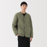 紳士　ふんわり中わた　撥水キルトジャケット