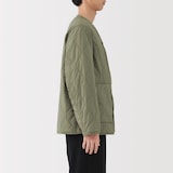 紳士　ふんわり中わた　撥水キルトジャケット