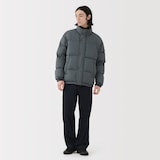 紳士　軽量ダウンポケッタブルジャケット