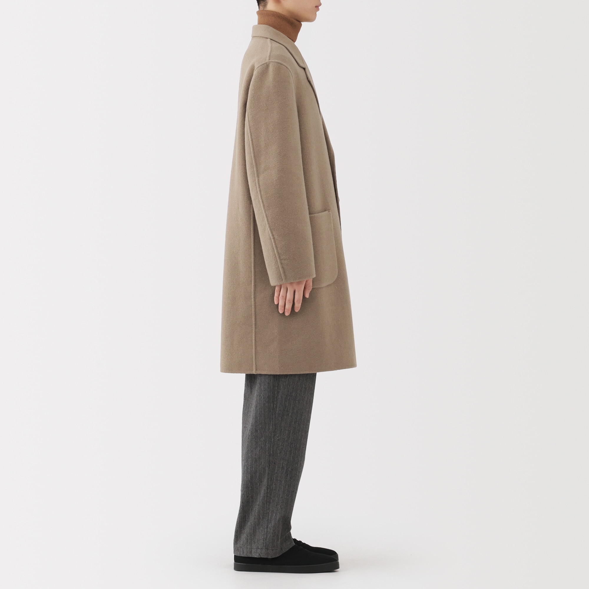 美品✨【ミュベール】ビジュー付きスプリングコート　M チェスターコート　裏なし 楽天市場】カラフル チェスターコート ロング丈コート メンズ 秋冬春