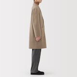 紳士　ウール混ダブルフェイスチェスターコート