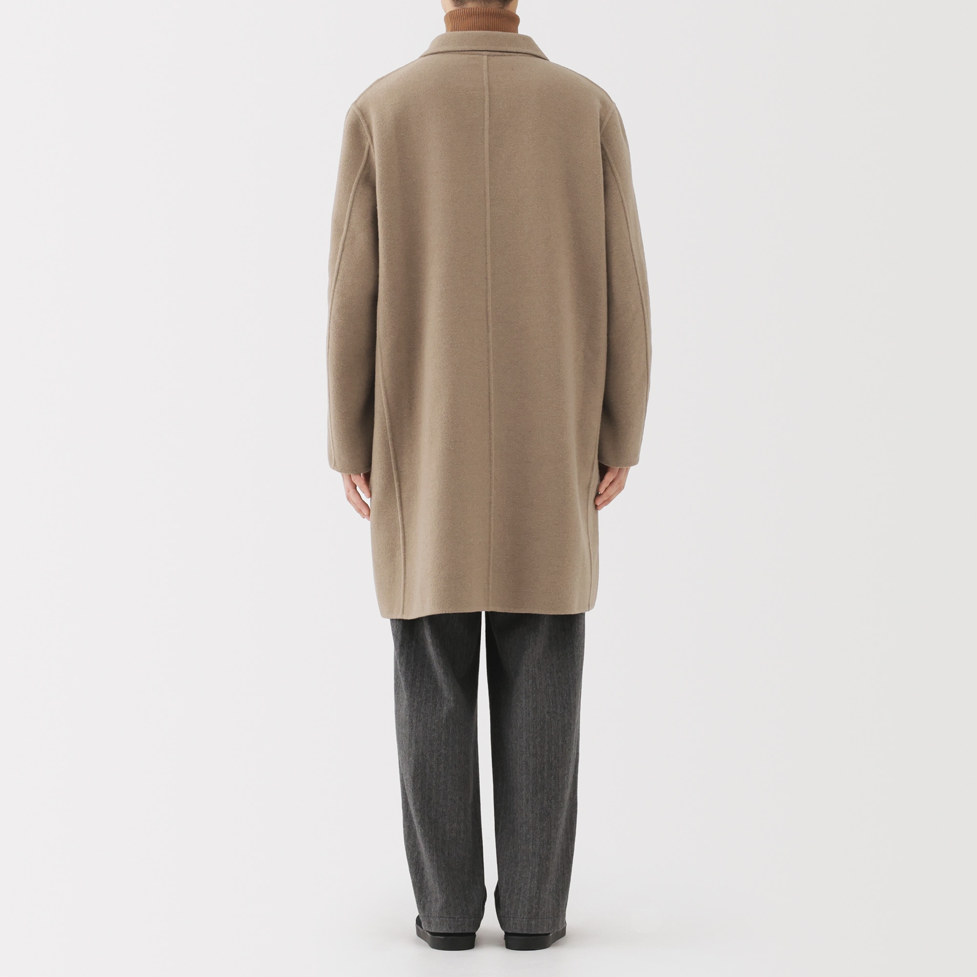 紳士 ウール混ダブルフェイスチェスターコート | 無印良品