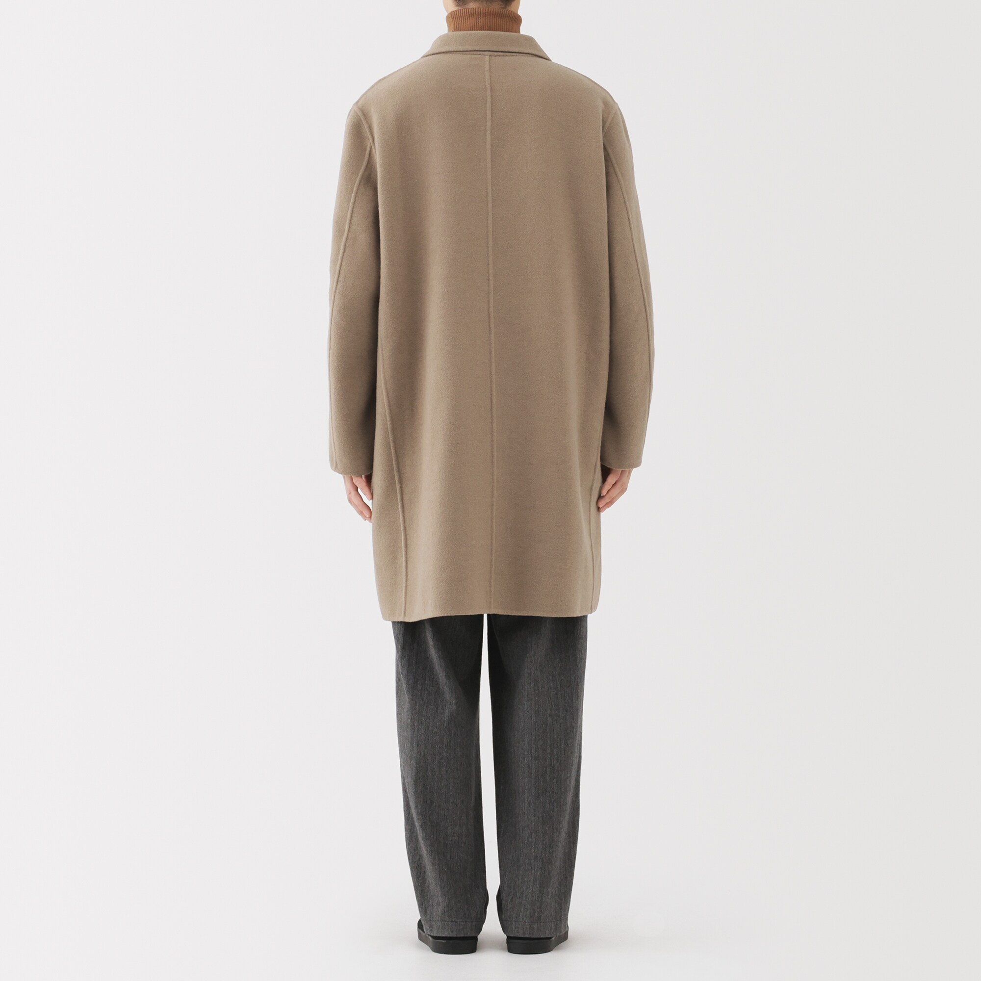 紳士 ウール混ダブルフェイスチェスターコート | 無印良品