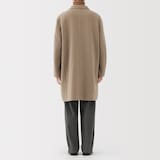 紳士　ウール混ダブルフェイスチェスターコート