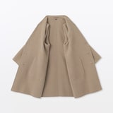 紳士　ウール混ダブルフェイスチェスターコート