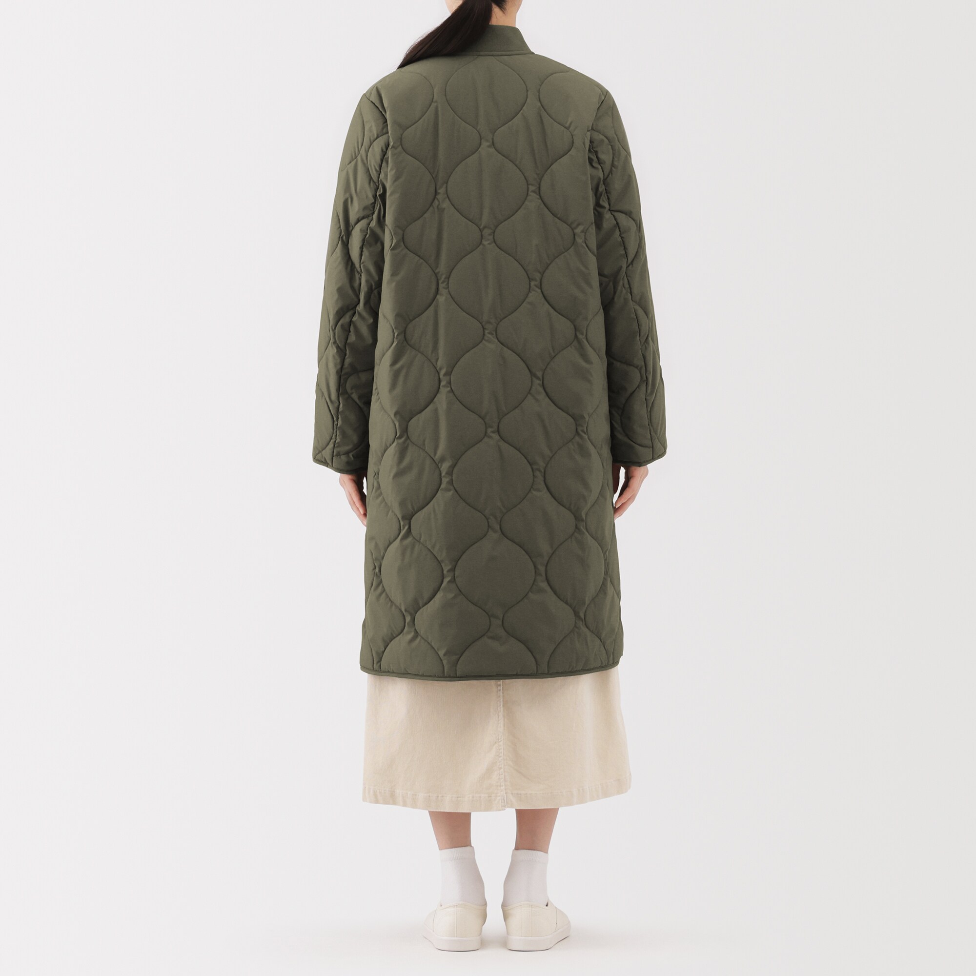 婦人 ふんわり中わた キルティングコート | 無印良品