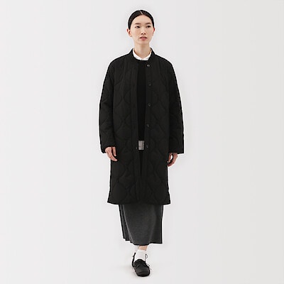 婦人　ふんわり中わた　キルティングコート