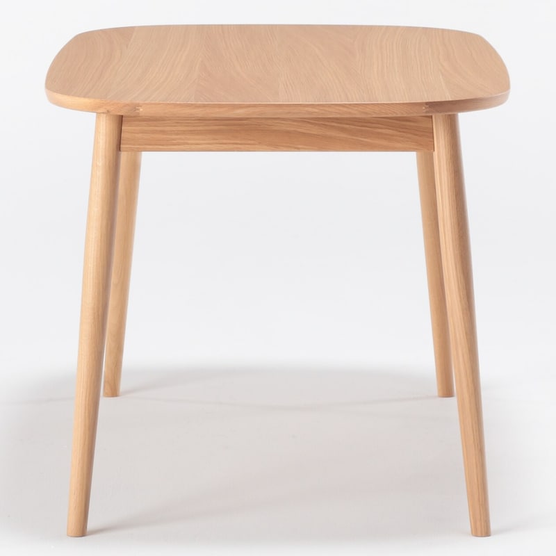オーク材テーブル・丸脚・幅150cm | 無印良品 