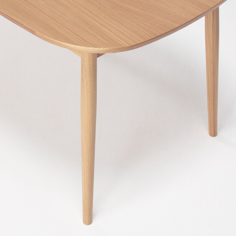 オーク材テーブル・丸脚・幅150cm | 無印良品 