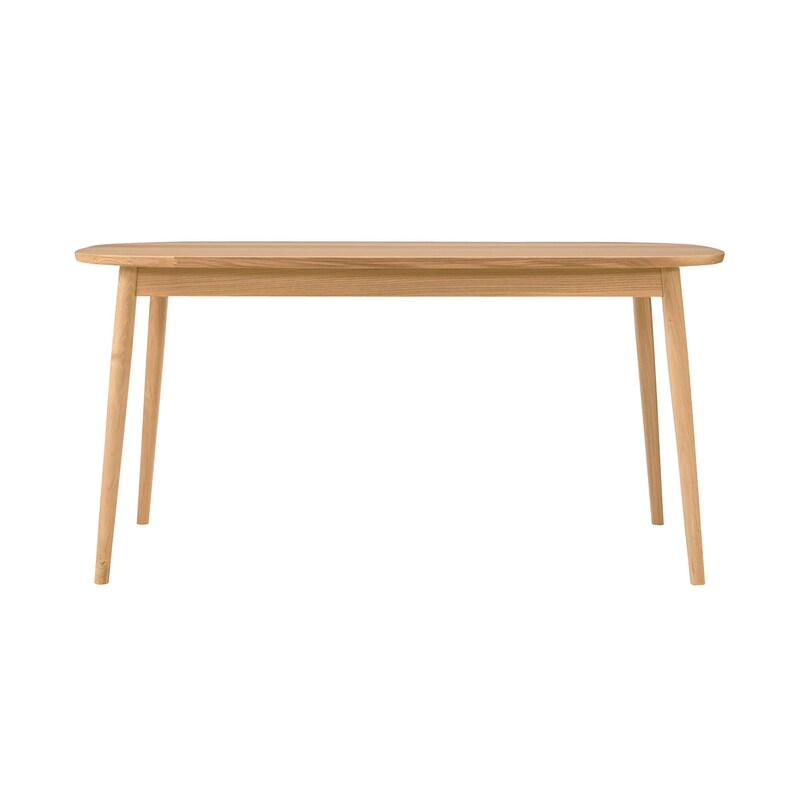 オーク材テーブル・丸脚・幅150cm | 無印良品 