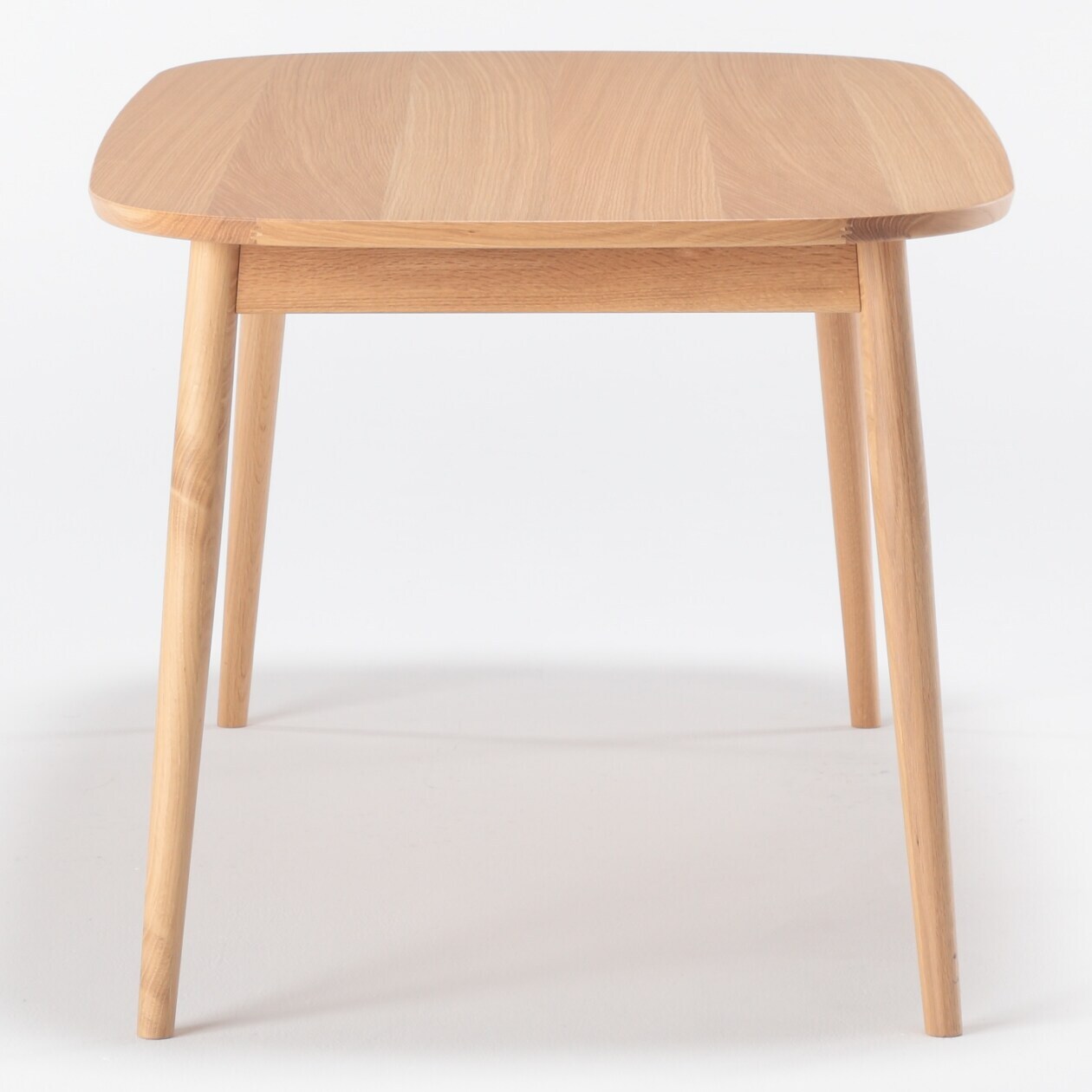 オーク材テーブル・丸脚・幅１８０ｃｍ