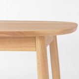 オーク材テーブル・丸脚・幅１８０ｃｍ