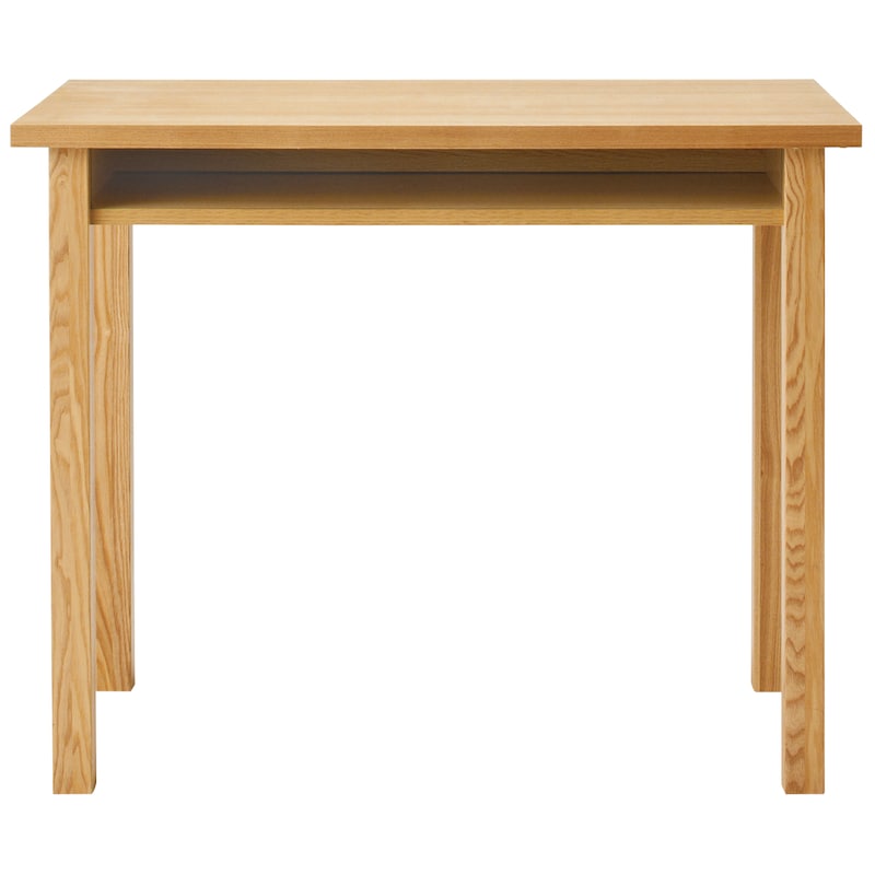 オーク材デスク・オープン棚付 | 無印良品 