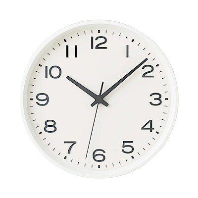 アナログ時計 大 掛時計 ホワイト 通販 無印良品