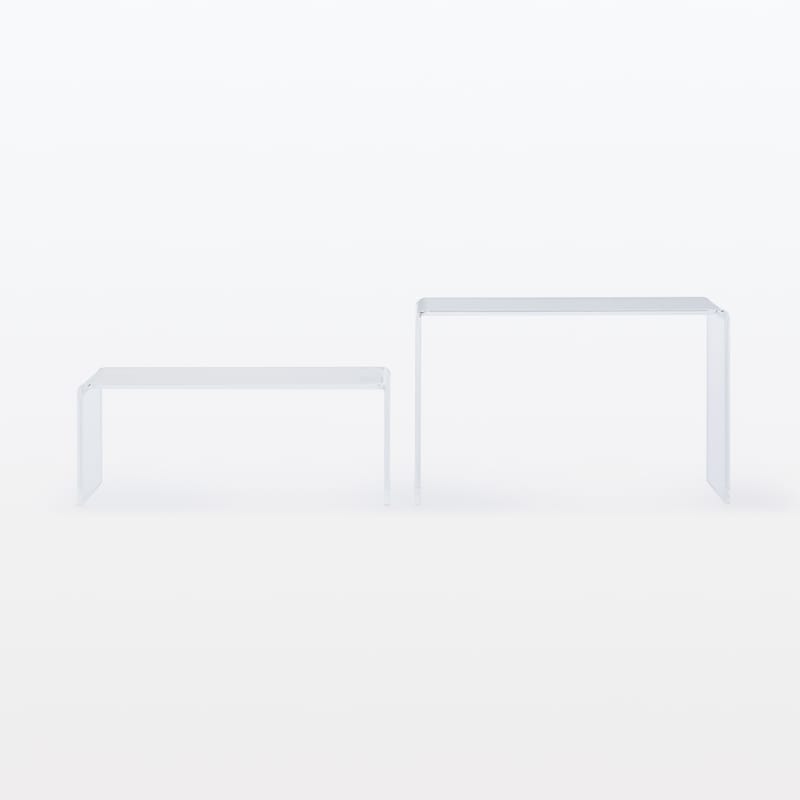 アクリル仕切棚・大