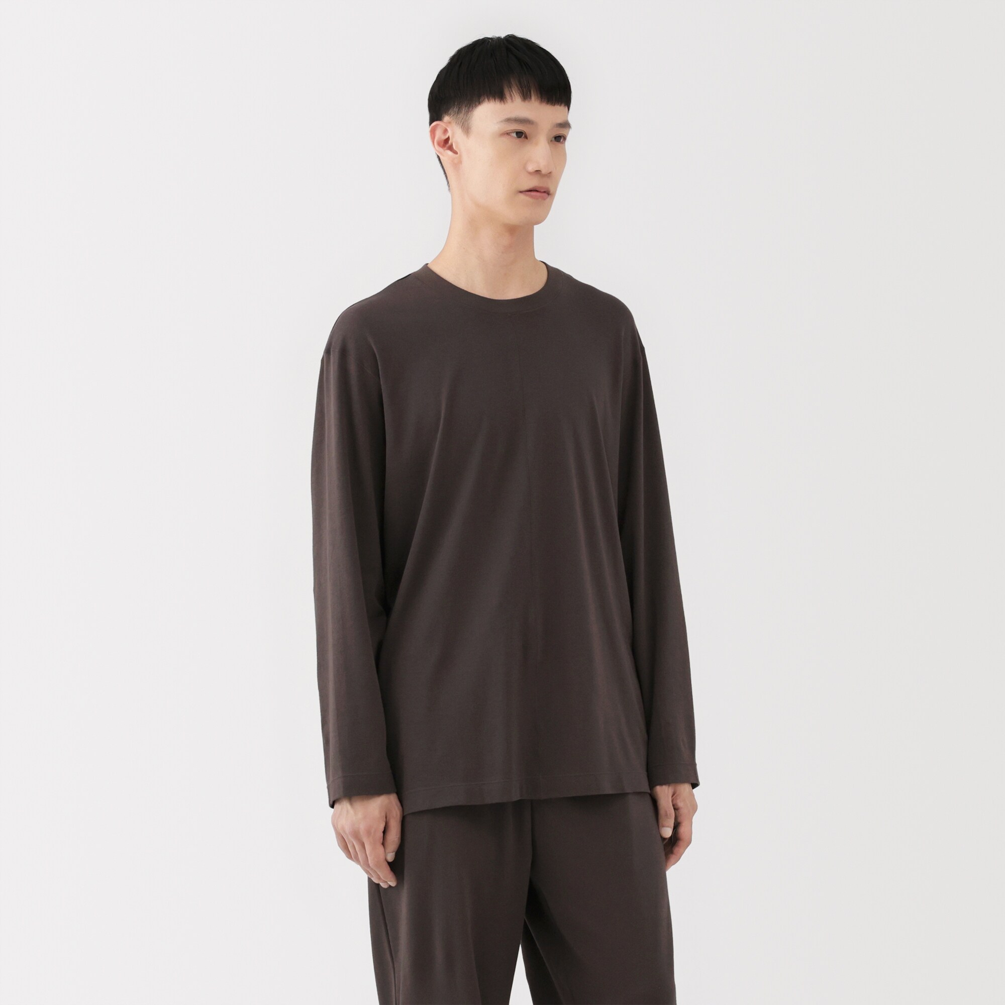 男女兼用　スムースジャージー長袖プルオーバー