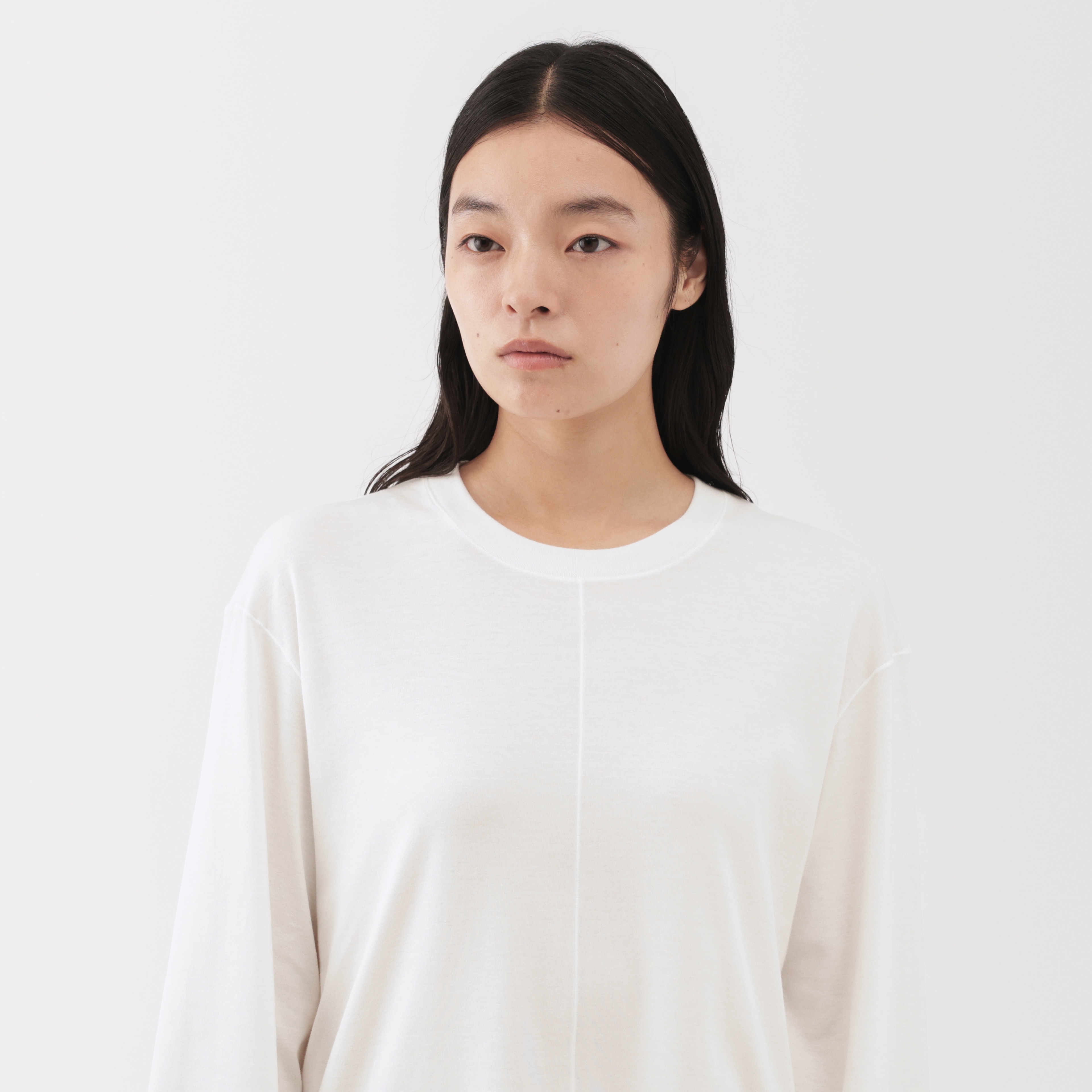 男女兼用　スムースジャージー長袖プルオーバー