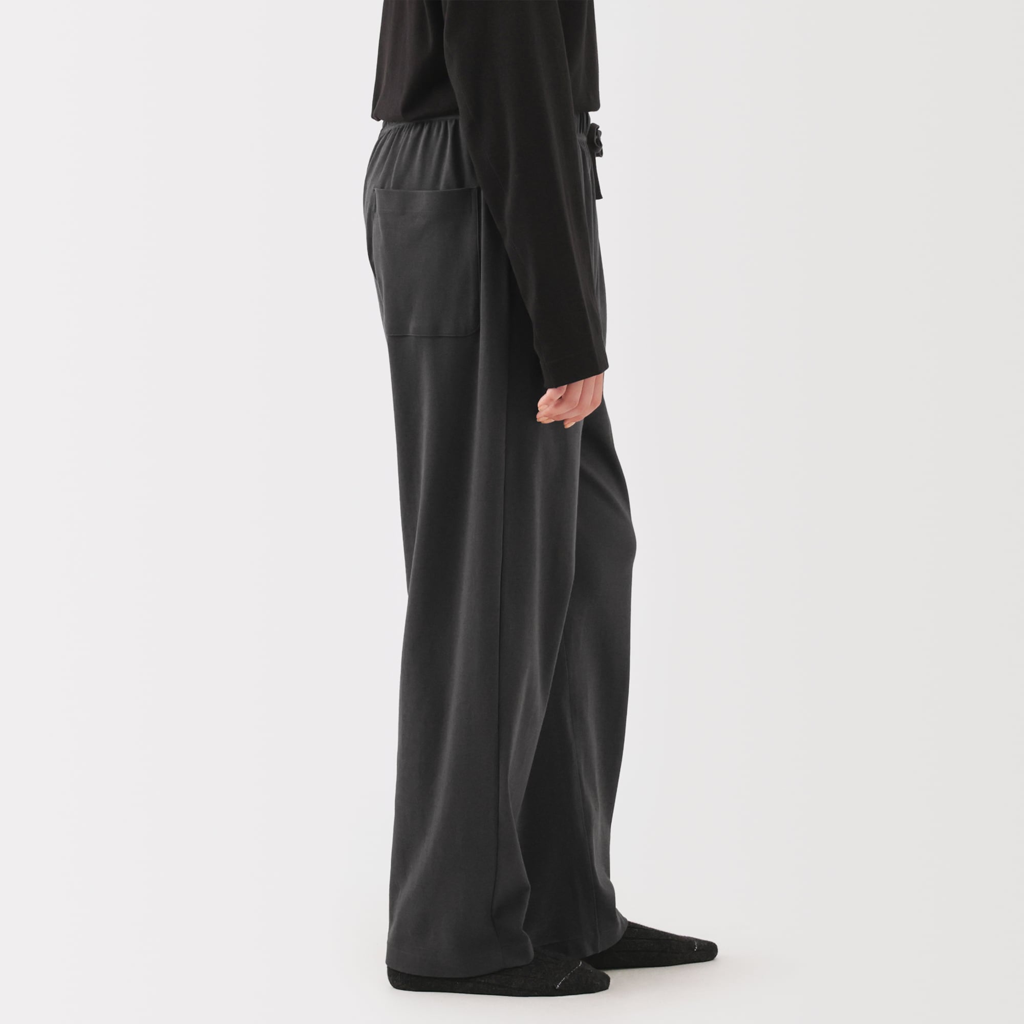 男女兼用 スムースジャージーリラックスパンツ | 無印良品